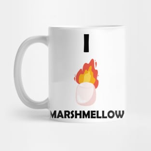 Whimsical Delight: I Marshmallow, Marshmallow Bliss Bakery, Cute and Fluffy Marshmallow Magic Mug